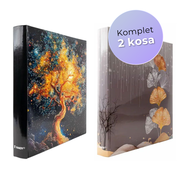 Darilni paket najlepših spominov Ginko: 2x Foto album, 500 slik