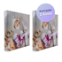 Darilni paket najlepših spominov Vijolični zajčki: 2x Foto album, 500 slik