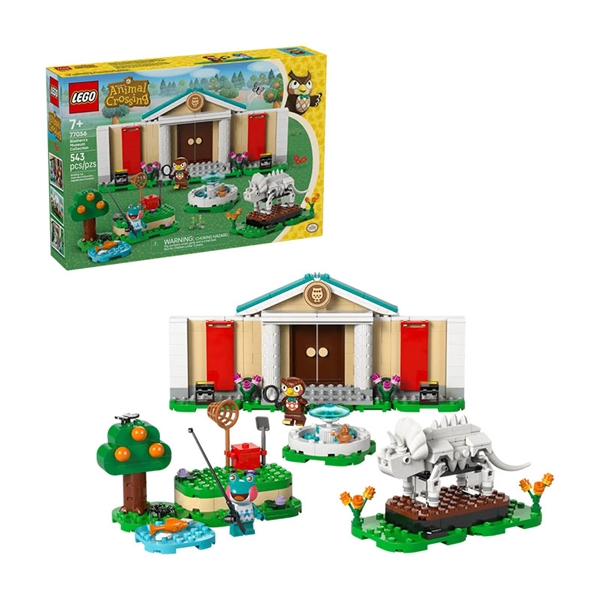 LEGO Animal Crossing: Sovir Blathers in njegova muzejska zbirka