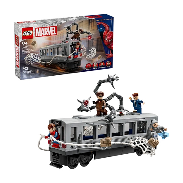 LEGO Marvel: Spider-Man proti Doc Ocku, prizor na podzemnem vlaku