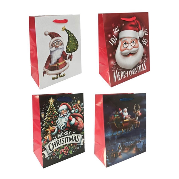 Otroška novoletna darilna vrečka, srednja