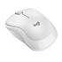 Miška Logitech M240 Silent, brezžična, bela
