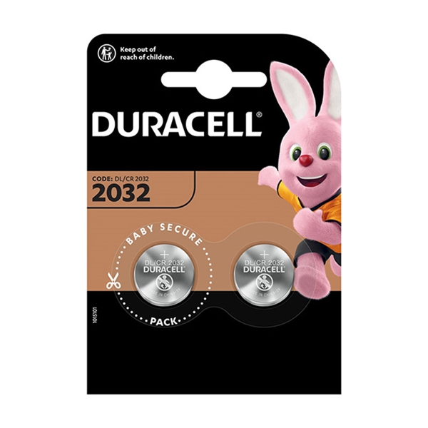 Baterija Duracell CR2032, 2 kosa