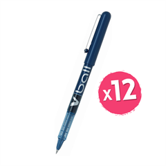 Gel pisalo Pilot V-Ball, modro, 12 kosov