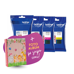 Komplet kartuš Brother LC3619XL (BK/C/M/Y), original + foto album po SUPER ceni
