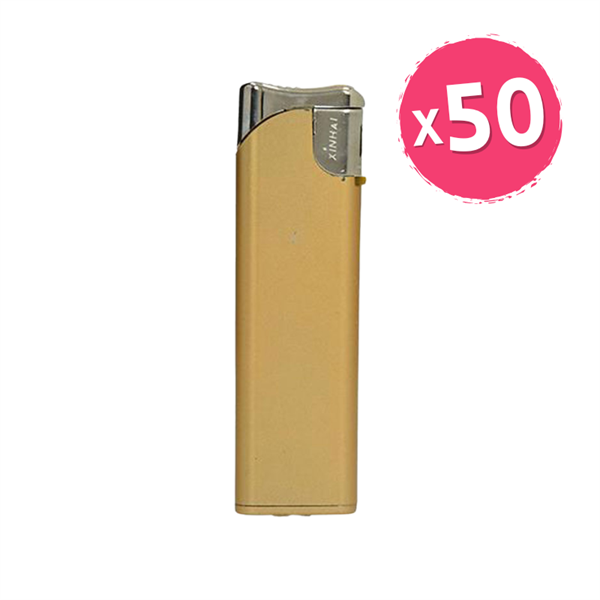 Vžigalnik Feniks Twist Metalic, zlat, 50 kosov