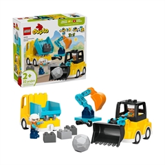 LEGO DUPLO: 3v1 Gradbena vozila