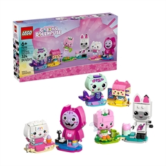 LEGO Gabby's Dollhouse: Gabbyjine mačje prijateljice, sestavljene iz kock