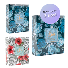 Darilni paket najlepših spominov Rože: 3x Foto album, 304 + 304 + 304 slike