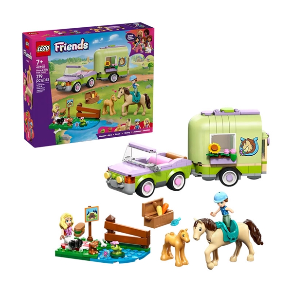 LEGO Friends: Prikolica za kobilo in žrebe