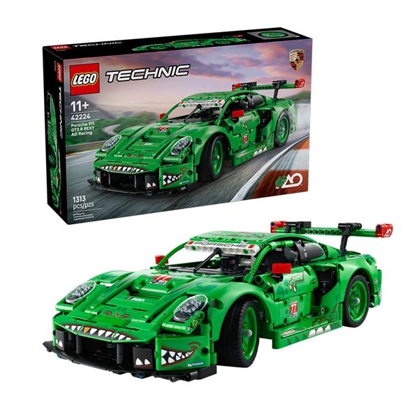 LEGO Technic: Dirkalnik Porsche 911 GT3 R REXY AO Racing