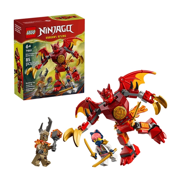 LEGO Ninjago: Kaijev bojni paket z zmajskim robotskim oklepom