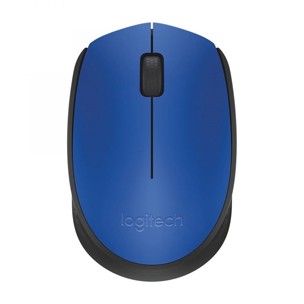 Miška Logitech M171 Wireless, brezžična, modra