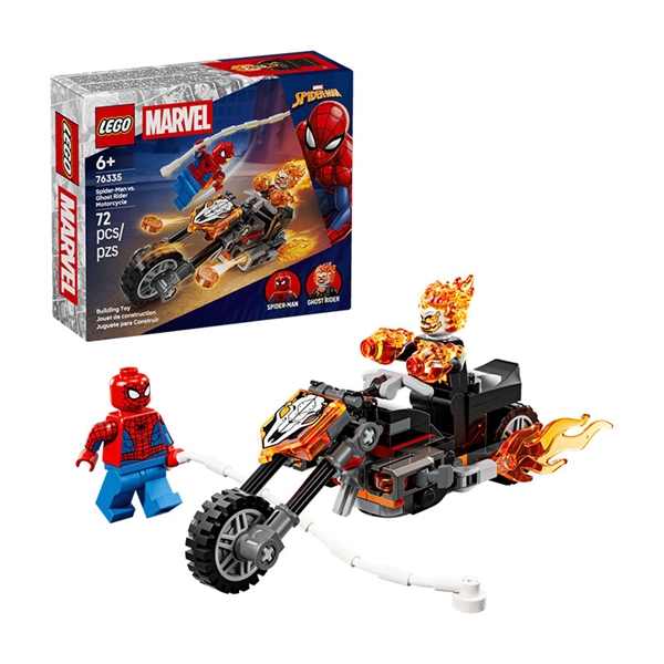 LEGO Marvel: Spider-Man proti motoristu Ghost Riderju