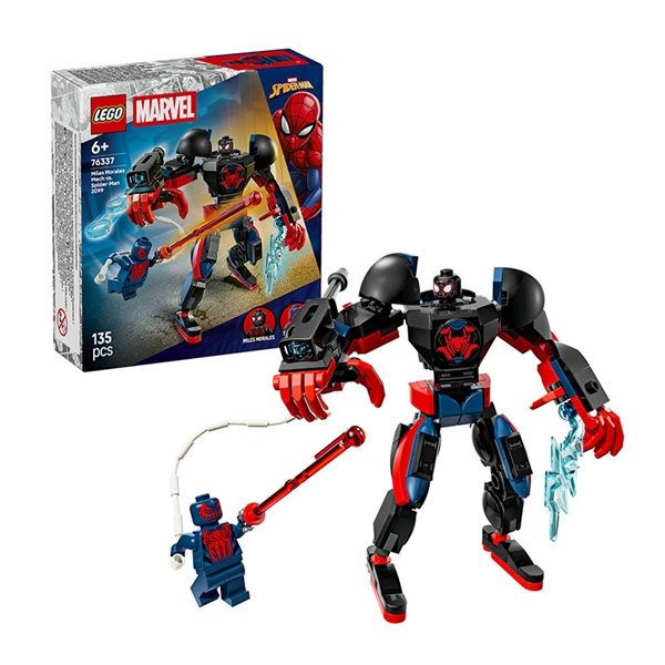LEGO Marvel: Robotski oklep Milesa Moralesa proti Spider-Manu 2099