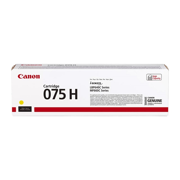 Toner Canon CRG-075H Y (6366C002) (rumena), original