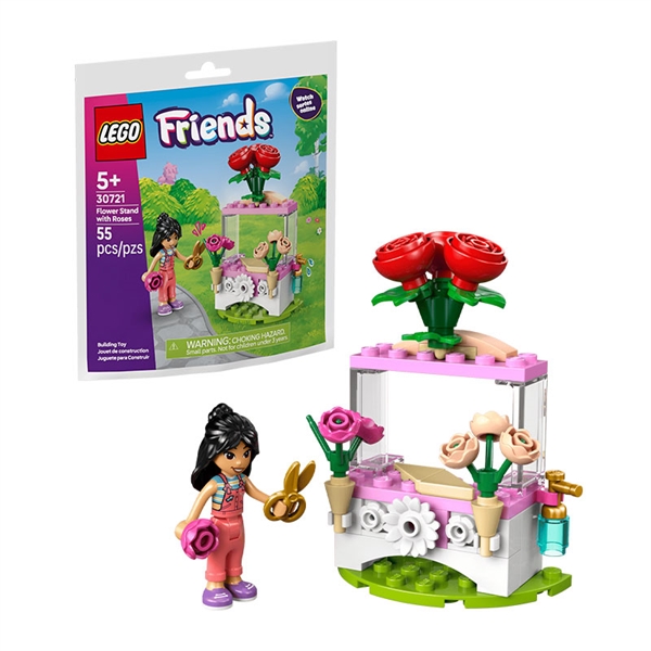 LEGO Friends: Cvetličarska stojnica z vrtnicami