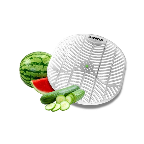 Osvežilec za pisoar Vectair V-Screen, mrežica, kumara in lubenica, 4 kosi