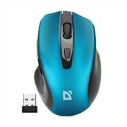 Miška Defender PRIME MB-053, brezžična, turkizna