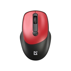 Miška Defender FEAM MM-296, brezžična, rdeča