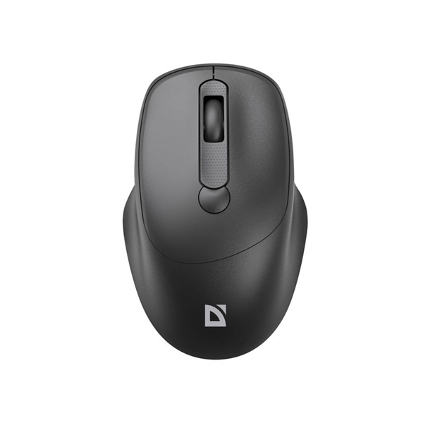Miška Defender FEAM MM-296, brezžična, črna