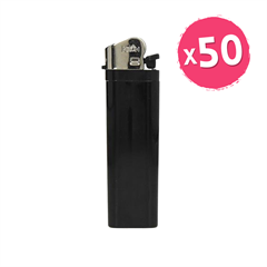 Vžigalnik Feniks Baron, črn, 50 kosov