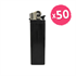 Vžigalnik Feniks Baron, črn, 50 kosov