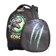 Ergonomski šolski nahrbtnik Target Superlight 2 Face Jurrasic Force