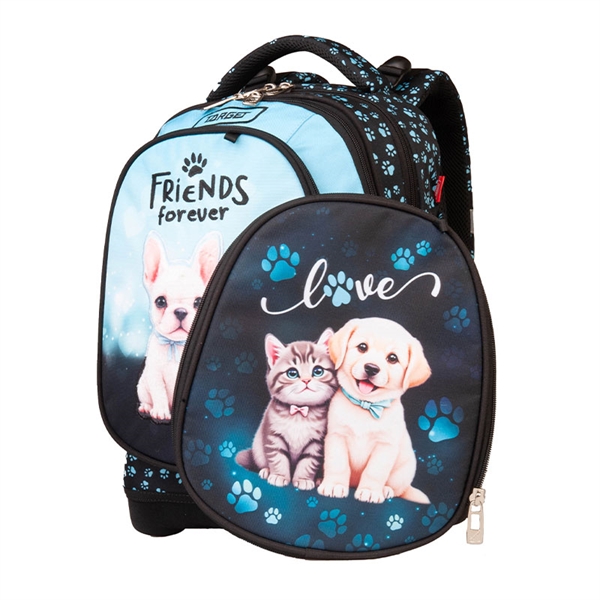 Ergonomski šolski nahrbtnik Target Superlight 2 Face Friends Forever