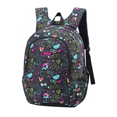 Šolski nahrbtnik Target 3 Zip Duel Teen Vibes