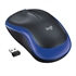 Miška Logitech M185, modra, brezžična, mini