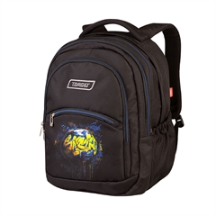 Šolski nahrbtnik 2v1 Target Curved Graffiti