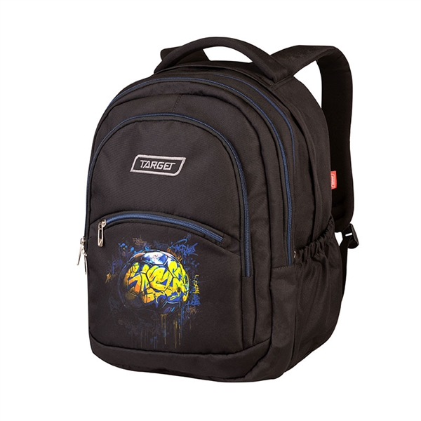 Šolski nahrbtnik 2v1 Target Curved Graffiti