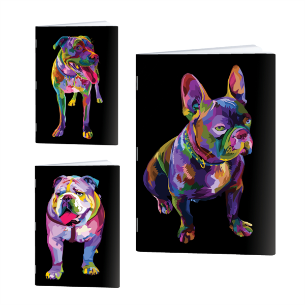 Zvezek A4 Rucksack Only, Cool Živali, brezčrtni, 52 listov, sortirano