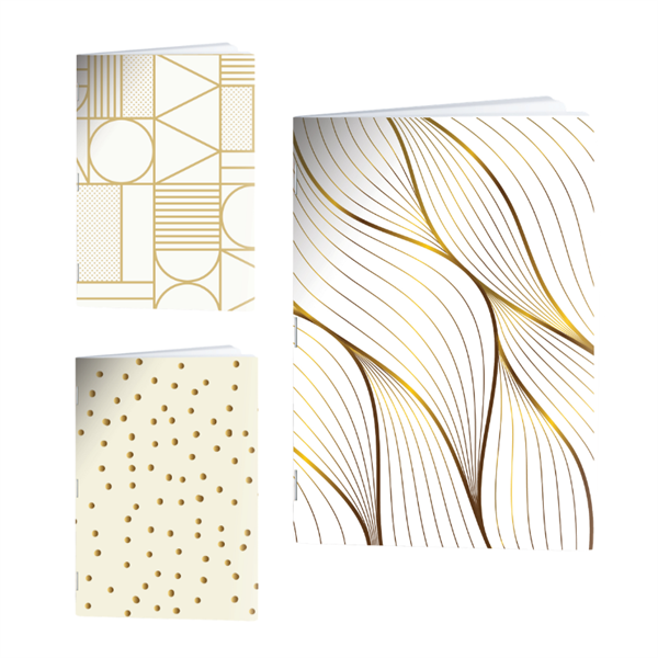 Zvezek A4 Rucksack Only, Gold1, črte z 9 mm robom, 52 listov, sortirano