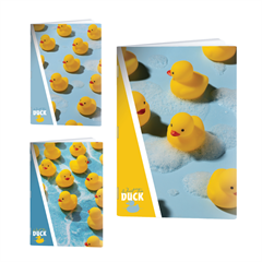 Zvezek A4 Rucksack Only, Račka, mali karo 5 mm, 52 listov, sortirano