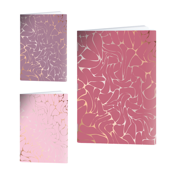 Zvezek A4 Rucksack Only, Gold Web, mali karo 5 mm, 52 listov, sortirano