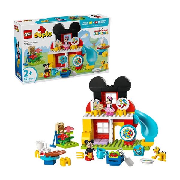 LEGO DUPLO: Klubska hiša Mikija Miška z Mini in Plutonom