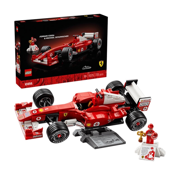LEGO Icons: Ferrari F2004 in Michael Schumacher