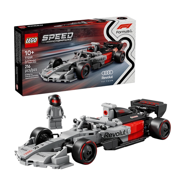LEGO Speed Champions: Dirkalni avtomobil Audi Revolut F1 Team R26