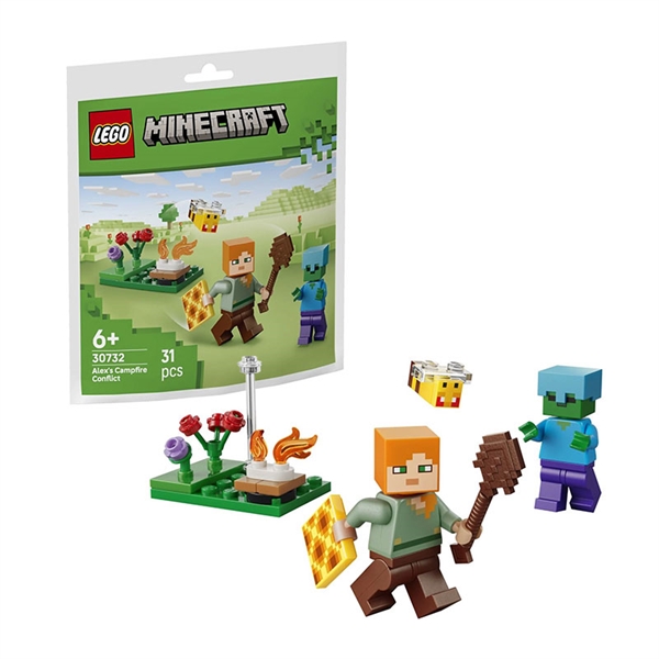 LEGO Minecraft: Alexin spopad ob tabornem ognju