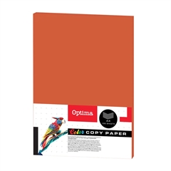 Barvni fotokopirni papir Optima A4, oranžna saffron, 100 listov