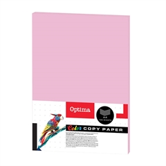 Barvni fotokopirni papir Optima A4, fluorescentno roza, 100 listov
