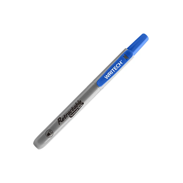 Permanentni marker Writech Retractable click, moder