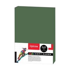 Barvni fotokopirni papir Optima A4, temno zelena, 500 listov