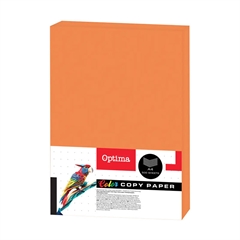 Barvni fotokopirni papir Optima A4, oranžna, 500 listov
