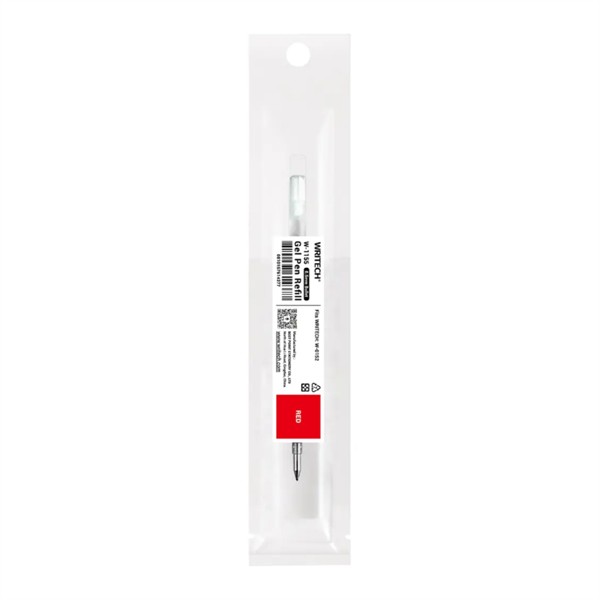 Vložek (polnilo) za gel pisala Writech, 0,5 mm, rdeč