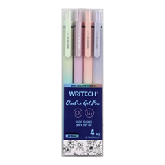 Gel pisalo Writech Ombre Pastel, 4 kosi