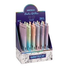 Gel pisalo Writech Ombre Pastel, celotno stojalo 24/1