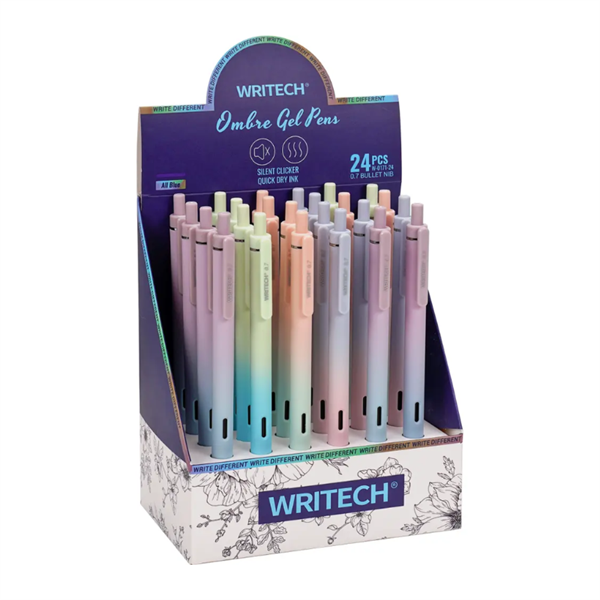 Gel pisalo Writech Ombre Pastel, celotno stojalo 24/1